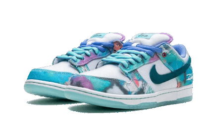 Nike SB Dunk Low Futura Laboratories Bleached Aqua - vue 2