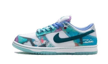 Nike SB Dunk Low Futura Laboratories Bleached Aqua authentique
