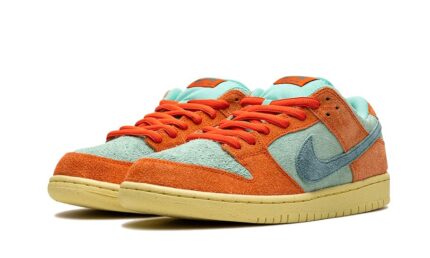 Nike SB Dunk Low Orange Emerald Rise - vue 2