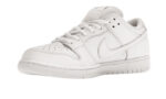 Nike SB Dunk Low Pro Triple White - vue 4