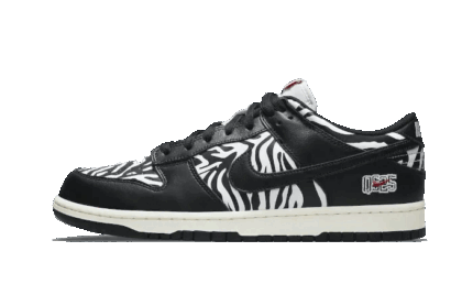 Nike SB Dunk Low Quartersnacks Zebra authentique