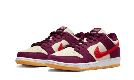 Nike SB Dunk Low Skate Like A Girl Bordeaux - vue 2