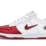 Nike SB Dunk Low Supreme Jewel Swoosh Red authentique