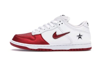 Nike SB Dunk Low Supreme Jewel Swoosh Red authentique