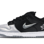 Nike SB Dunk Low Supreme Jewel Swoosh Silver authentique