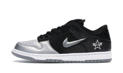 Nike SB Dunk Low Supreme Jewel Swoosh Silver authentique