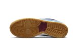 Nike SB Dunk Low Valour Blue Team Maroon - vue 3