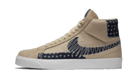 Nike SB Zoom Blazer Mid Sashiko Sesame authentique