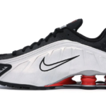 Nike Shox R4 Black Metallic Silver (2018/2024) authentique