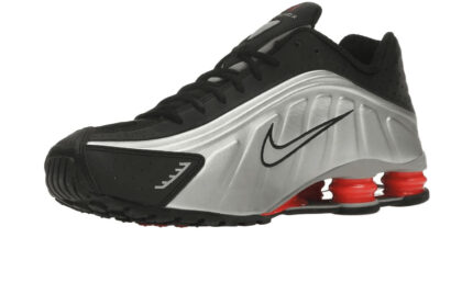 Nike Shox R4 Black Metallic Silver (2025) - vue 2