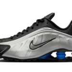 Nike Shox R4 Metallic Silver Black Racer Blue authentique