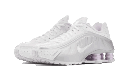 Nike Shox R4 Silver Purple - vue 2