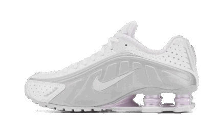 Nike Shox R4 Silver Purple authentique