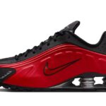 Nike Shox R4 University Red Black Metallic Silver authentique