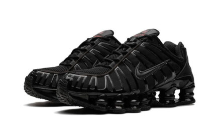 Nike Shox TL Black Max Orange - vue 2