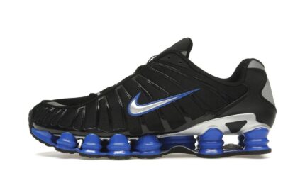 Nike Shox TL Black Racer Blue Metallic Silver authentique
