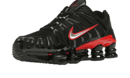 Nike Shox TL Black University Red - vue 2