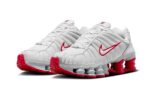 Nike Shox TL Platinum Tint Gym Red - vue 2