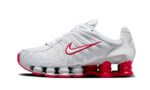 Nike Shox TL Platinum Tint Gym Red authentique