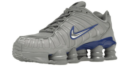 Nike Shox TL Wolf Grey Metallic Silver Blue - vue 2