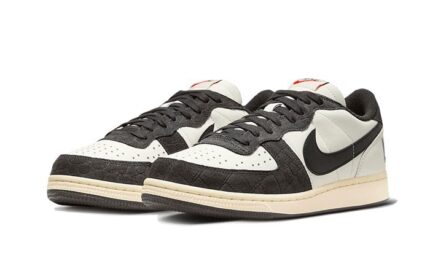 Nike Terminator Low Croc Velvet Brown - vue 2