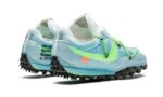 Nike Waffle Racer Off-White Vivid Sky - vue 3
