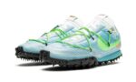 Nike Waffle Racer Off-White Vivid Sky - vue 2