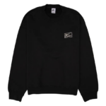 Nike x Stussy Wash Crew Fleece Black authentique