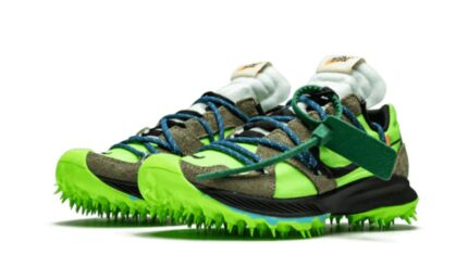 Nike Zoom Terra Kiger 5 Off-White Volt - vue 2