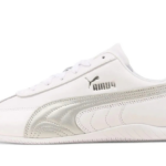 Puma Speedcat Leather White Silver authentique