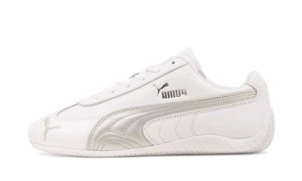 Puma Speedcat Leather White Silver authentique