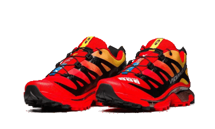 Salomon XT-4 OG Fiery Red Empire Yellow - vue 2