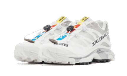 Salomon XT-4 OG White Lunar Rock - vue 2