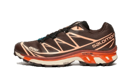 Salomon XT-6 Delicioso Chocolate Fondant Peach authentique