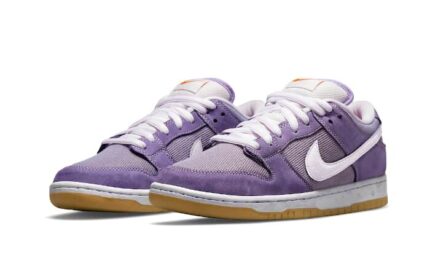 Nike SB Dunk Low Pro ISO Orange Label Unbleached Pack Lilac - vue 2