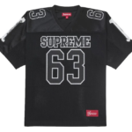 Supreme Bones Football Jersey Black authentique