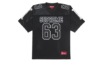 Supreme Bones Football Jersey Black authentique