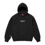 Supreme Box Logo Hooded Sweatshirt Black FW25 authentique