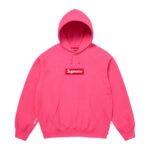 Supreme Box Logo Hooded Sweatshirt Magenta authentique