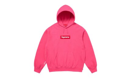 Supreme Box Logo Hooded Sweatshirt Magenta authentique