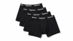 Supreme Hanes Boxer Briefs Black - vue 2