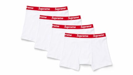 Supreme Hanes Boxer Briefs White - vue 2