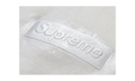 Supreme MM6 Maison Margiela Foil Box Logo Hooded Sweatshirt White - vue 3