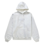 Supreme MM6 Maison Margiela Foil Box Logo Hooded Sweatshirt White authentique