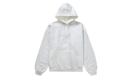 Supreme MM6 Maison Margiela Foil Box Logo Hooded Sweatshirt White authentique