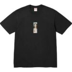 Supreme Prayer Card Box Logo Tee Black authentique