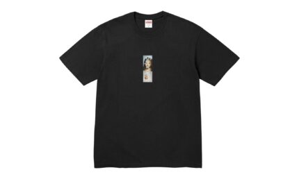 Supreme Prayer Card Box Logo Tee Black authentique