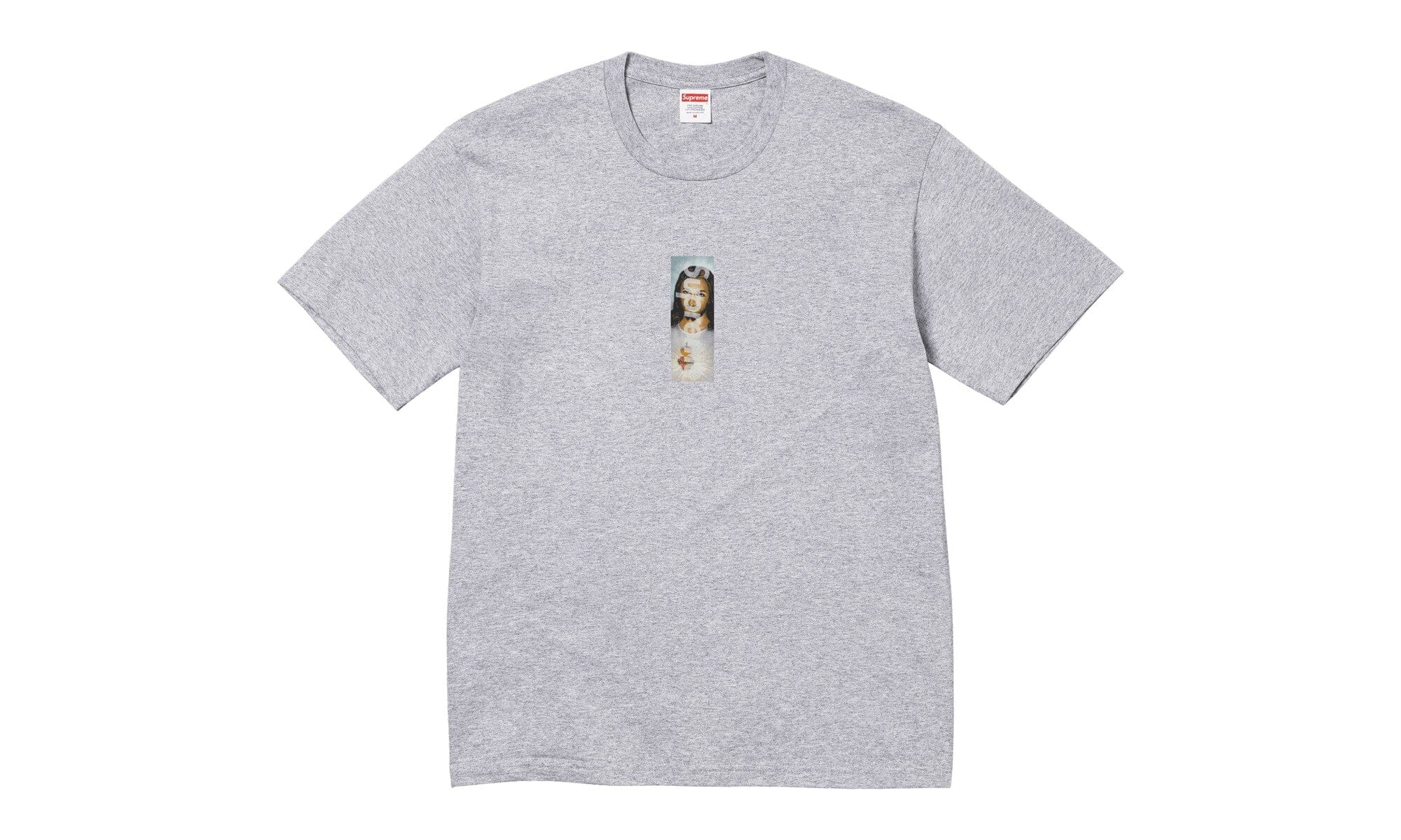 supreme-prayer-card-box-logo-tee-heather-grey-555165 Supreme Prayer Card Box Logo Tee Heather Grey authentique