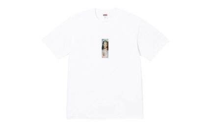 Supreme Prayer Card Box Logo Tee White authentique