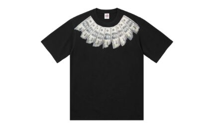 Supreme x MM6 Maison Margiela Money Short-Sleeve Top Black authentique